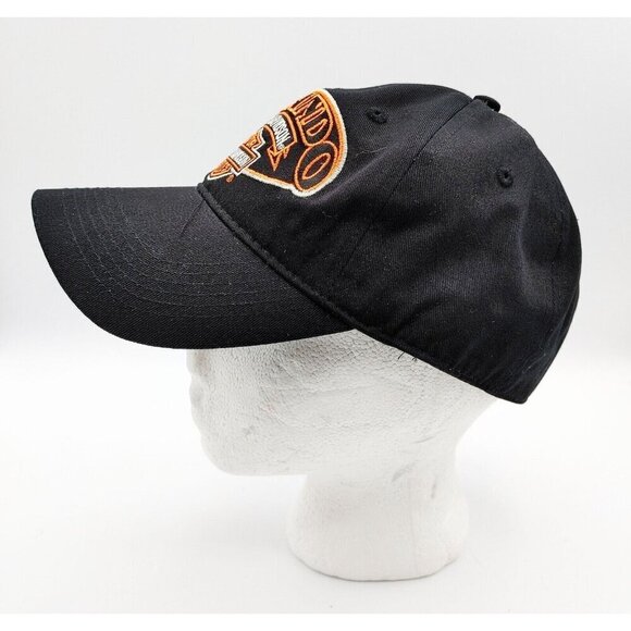 Orlando Harley Davidson Baseball Cap  Hat Adjustable Black Orange Florida - Picture 3 of 7